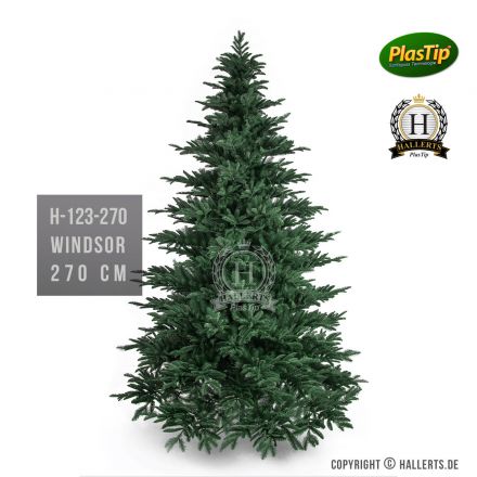 künstlicher Spritzguss Weihnachtsbaum Fichte Windsor ca. 270cm