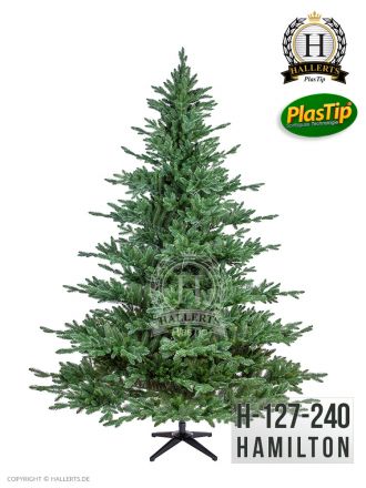 künstlicher Spritzguss Weihnachtsbaum Edeltanne Hamilton ca. 240cm