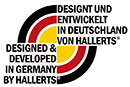 entwickelt und designt in Deutschland von Hallerts